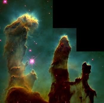 Space / Gas Pillars in the Eagle Nebula (M16