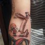 Calvin and Hobbes Zombie Tattoo