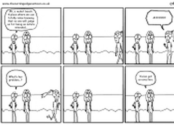 Nudist beach « The Cutting Edge
