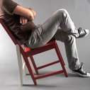 Hacked IKEA Leaning Seat 