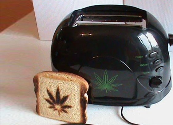 Weed Leaf Toaster