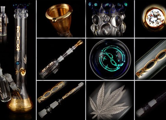 Gold RooR Bong