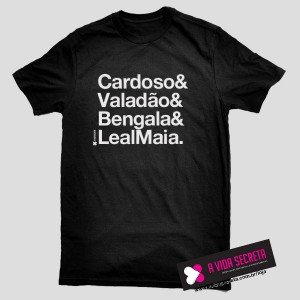 Camiseta Fab4 Pegadores Brasileiros | A Vida Secreta ShopA Vida Secreta Shop