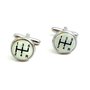 Bey-Berk Rhodium-Plated Cufflinks with Shifter Design - Cuff Links at Hayneedle