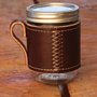 Holdster USA: Leather Canning Jar Travel Mugs | Holdster