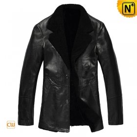 Fur Lined Black Trench Coats CW866115 - CWMALLS.COM