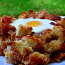 Bacon, Tomato and Cheddar Breakfast Bake with Eggs | Noble Pig