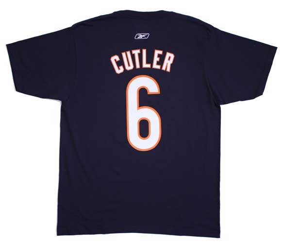 Chicago Bears Jay Cutler Player Name and Number T-Shirt | Gentlemint