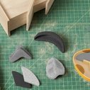 Sandables mold into any shape for precise woodwork