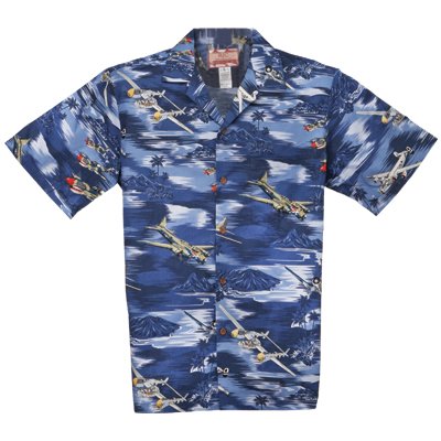 Bombers and Fighters Aloha Shirt - Sporty's Wright Bros