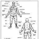 Krav Maga Vital Targets Chart