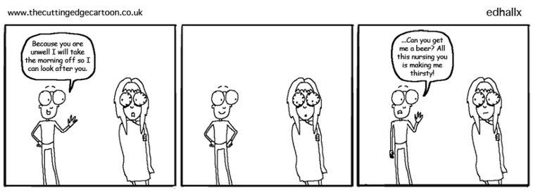When your partner isn’t well « The Cutting Edge