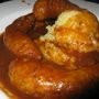 True Bangers and Mash with Onion Gravy