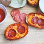 Baked Potato Skins “Pepperoni Pizza”
