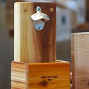Wall Bottle Opener With Catch