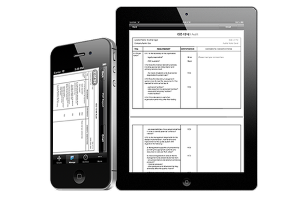 ISO 9001 Audit software- ISO 14001 mobile app iphone, tablet