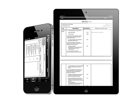 ISO 9001 Audit software- ISO 14001 mobile app iphone, tablet