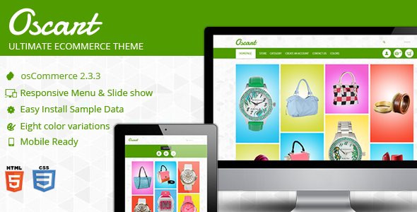 eCommerce - Oscart- Mobile ready OsCommerce theme 