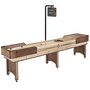 Napa 12 ft. Premium Shuffleboard with Electronic Scoring