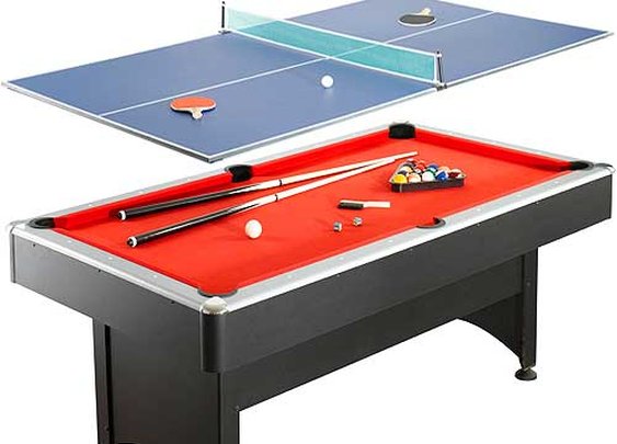 Maverick 7 ft. Pool Table with Table Tennis