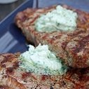 Grilled Ribeye Steak with Gorgonzola Butter - I Breathe... I'm Hungry...
