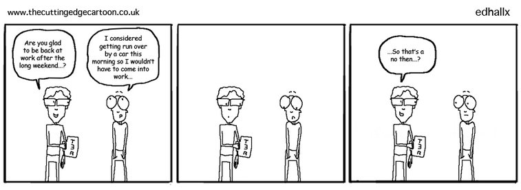 Back to work | The Cutting Edge