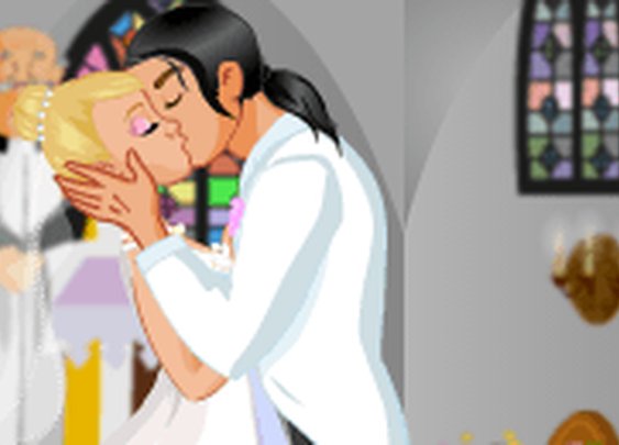 Gelin ve Damat Öpüşme Oyunu