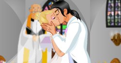 Gelin ve Damat Öpüşme Oyunu