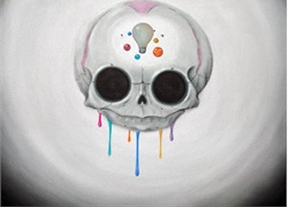 Deep in the Skull by Michael Banks Rainbow Canvas Giclee Art Print