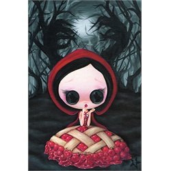 Better to Eat You With by Michael Banks Red Riding Hood Art Print