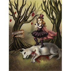 Red Riding Hood by Diana Levin Killed Big Bad Wolf Canvas Art Print