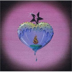 Hydro Thermal by Michael Banks Flaming Heart Canvas Giclee Art Print