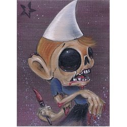 Dunce by Michael Banks Painting Monkey Canvas Giclee Fine Art Print