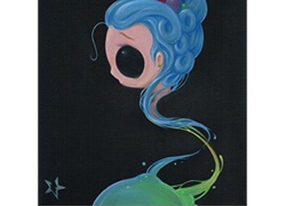Premonition by Michael Banks Artist Girl Giclee Canvas Fine Art Print
