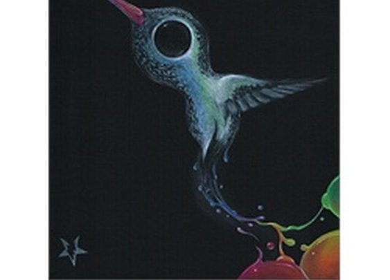 Mythical Creature by Michael Banks Hummingbird Paint Canvas Art Print
