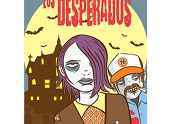 La Noche De Los Desperados by Tom Vadakan Zombie Canvas Fine Art Print