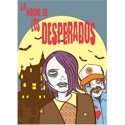 La Noche De Los Desperados by Tom Vadakan Zombie Canvas Fine Art Print