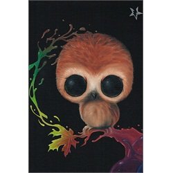 I Eat Anger for Breakfast by Michael Banks Owl Tattoo Design Art Print
