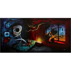 Adam by Bobby Holland Halloween Boogie Man Canvas Giclee Art Print