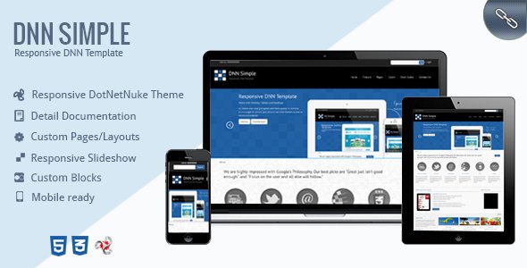 CMS Themes - DNN Simple - Responsive DotNetNuke theme | ThemeForest
