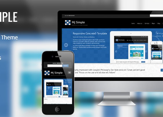 CMS Themes - Mj Simple -Responsive Concrete5 theme | ThemeForest