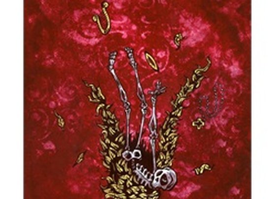 My Falling Angel by David Lozeau Skeleton Canvas Art Giclee Print
