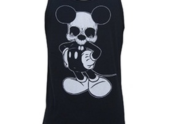 Mens Mikey by Josh Stebbins Mickey Dead Mouse Tattoo Art Tank Top T-Shirt