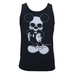 Mens Mikey by Josh Stebbins Mickey Dead Mouse Tattoo Art Tank Top T-Shirt