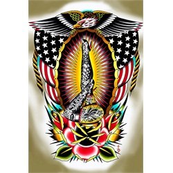 American Legs by Tyler Bredeweg Rockabilly Sexy Tattoo Fine Art Print