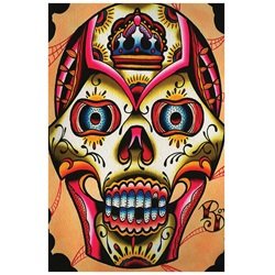 Muerto II by Ryan Downie Day of the Dead Sugar Skull Art Print