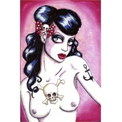 Rochibilly by Shayne of the Dead Bohner Rockabilly Nude Art Print