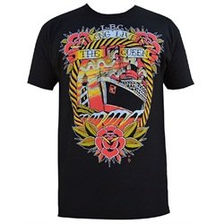 Mens Long Live the Queen Mary by Tyler Bredeweg Tattoo Art T Shirt