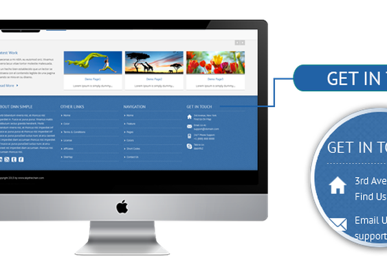 CMS Themes - DNN Simple - Responsive DotNetNuke theme | ThemeForest