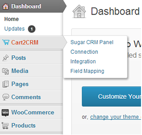 Cart2CRM - Woocommerce Plugins and SugarCRM Account
